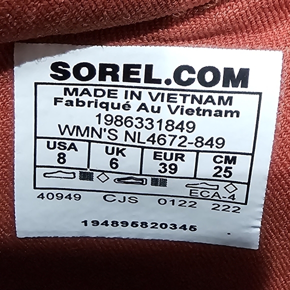 Sorel Women's Explorer Blitz Stride Lace Shoe, Women's Size 8, NWOT - Picture 9 of 9